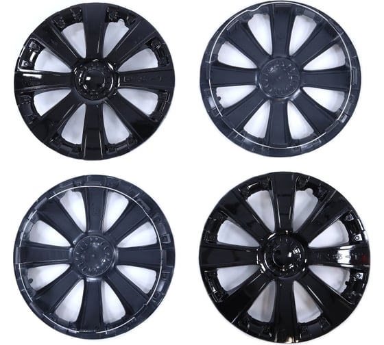 Колпак колеса REDMARK R15 RS-T черный глянец к-т 4 шт (в коробке) RM11533