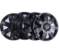 Колпак колеса REDMARK R15 Галакси черный глянец к-т 4 шт (в коробке) RM11536