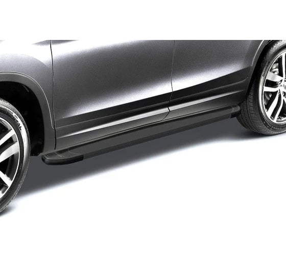 Комплект алюминиевых порогов Arbori Optima Black длина 1800 мм, без крепежа ALOBDL1800 1