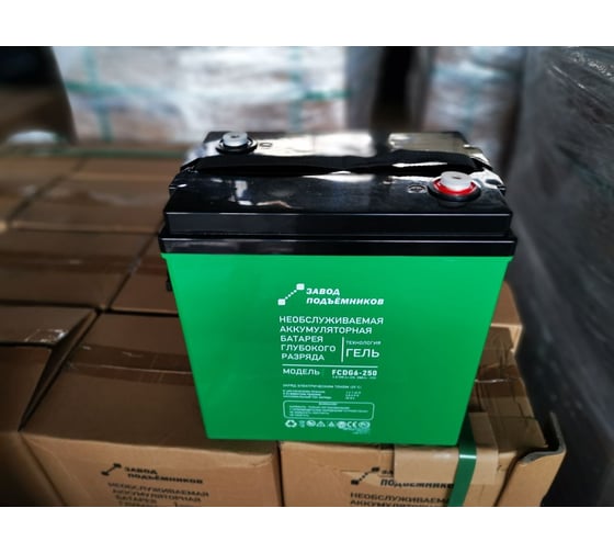 Тяговый гелевый аккумулятор Завод подъемников fcdg6-250af 6v 250ah 00-0000012