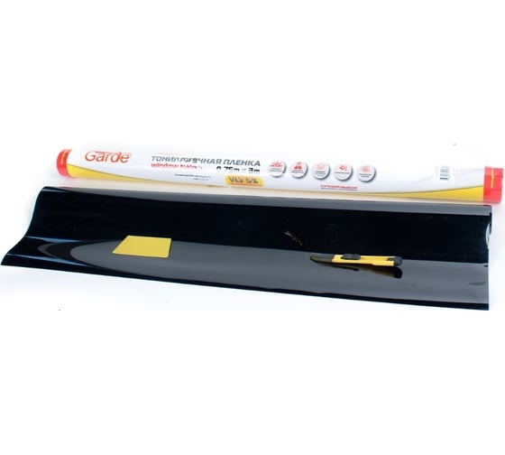 Тонировочная пленка GARDE 0,75x3 м, черная 5% G75301 1