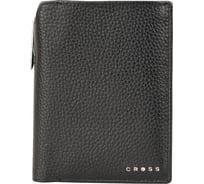 Бумажник для документов с ручкой Cross Hudson, кожа наппа, черный, 14x11x1 см ACC1495_2-1