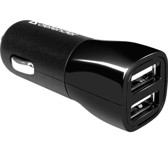 Автомобильное ЗУ DEFENDER ECA-24 2xUSB, 5V/2.4А 83824 1