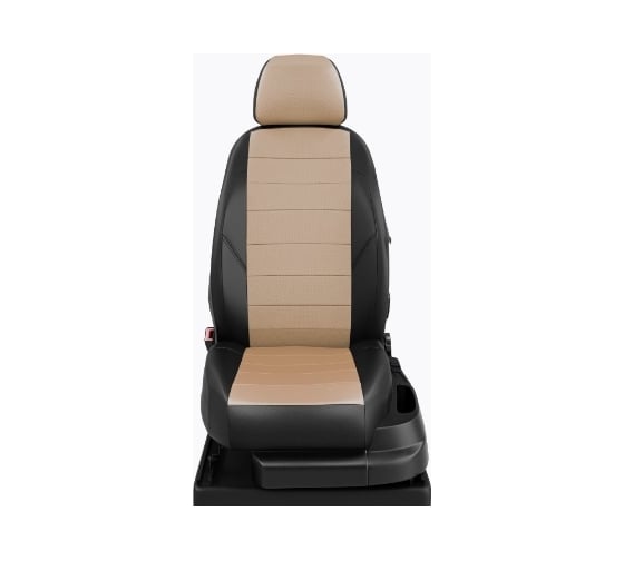 Авточехлы AVTOLIDER1 для Renault Sandero 2 с 2014-н.в. хэтчбек Задние спинка и сиденье единые. БЕЗ AIR-Bag передние сиденья RN22-0504-EC04