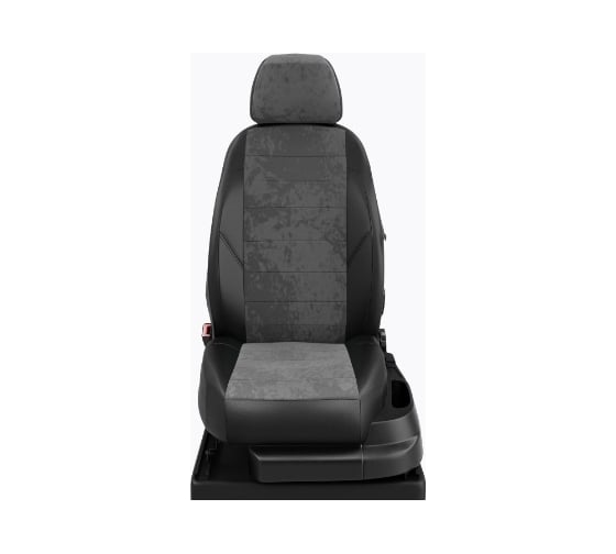Авточехлы AVTOLIDER1 для Renault Sandero Stepway 2 с 2014-н.в. хэтчбек Задние спинка 40 на 60, сиденье единое, 5+2-подголовников. без AIR-Bag передние сиденья RN22-0508-EC13
