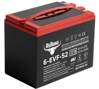 Тяговый аккумулятор 6-EVF-52, 12В, 52 А/ч (C5) Rutrike 022598
