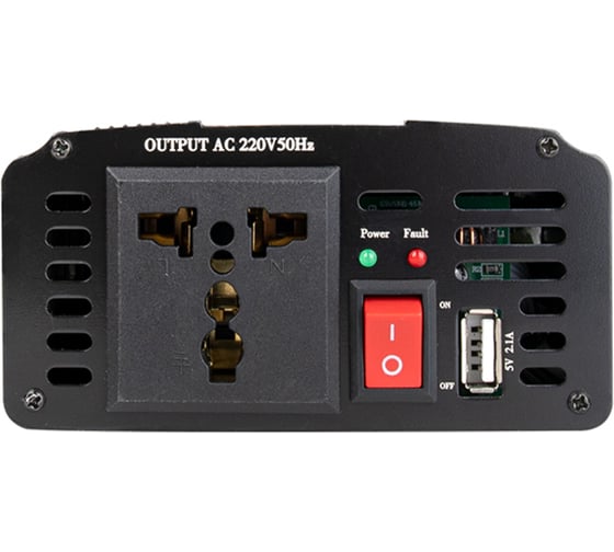 Инвертор автомобильный KRAFT 24/220V 1000W KT 835670
