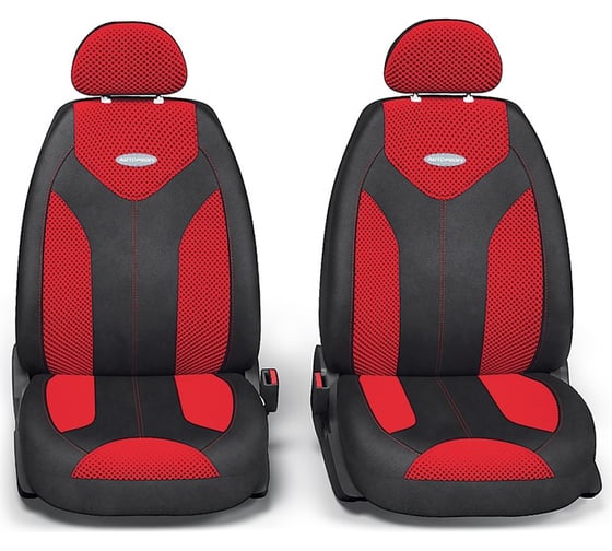 Авточехлы AUTOPROFI MATRIX MTX-1105 формованный велюр TRS BK RD