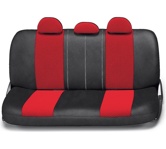 Авточехлы AUTOPROFI MATRIX MTX-1105 формованный велюр TRS BK RD