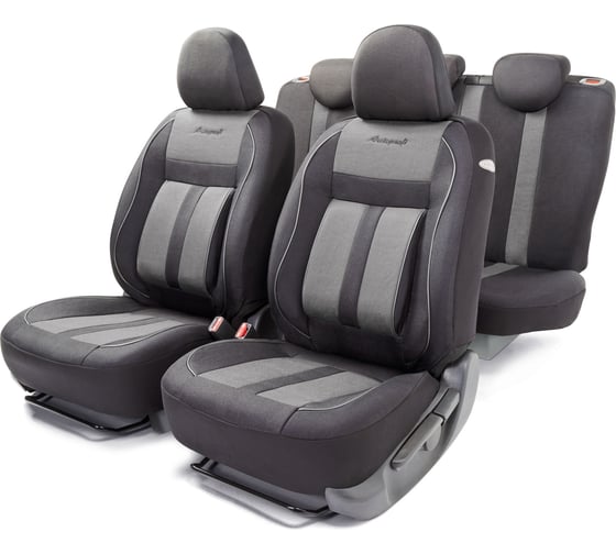 Авточехлы AUTOPROFI CUSHION COMFORT CUS-1505 BK/GY