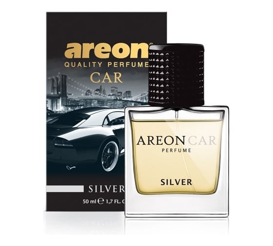 Ароматизатор Areon PERFUME 50 мл, GLASS Silver MCP05