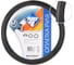 Оплетка рулевого колеса Nova Bright М, экокожа, черная перфорированная со вставками, красная строчка 48404 1