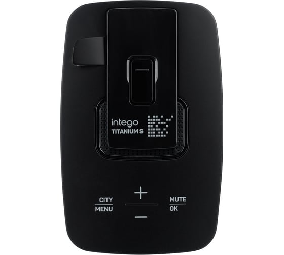 Автомобильный сигнатурный радар-детектор c GPS информером INTEGO TITANIUM S