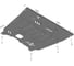 Защита стальная MOTODOR 2 мм Д, КПП GAC GS8, M8 2023-. 77802 1
