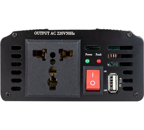 Инвертор автомобильный KRAFT 24/220V 1500W KT 835671