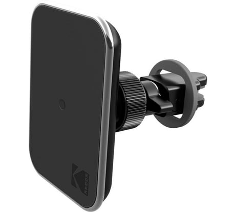 Магнитный автомобильный держатель с функцией беспроводной зарядки KODAK крепление на дефлектор воздуховода UC102