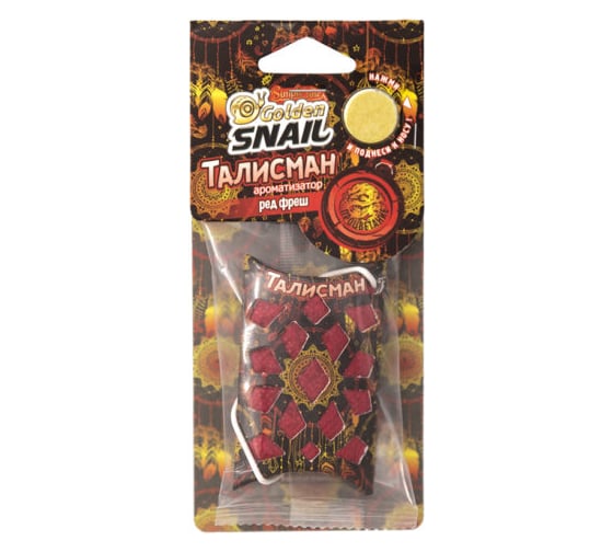 Ароматизатор Golden Snail талисман РЭД Фреш GS6913 1