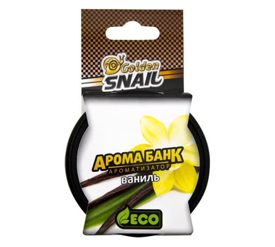 Освежитель Golden Snail АРОМА БАНК ЭКО Ваниль GS6504