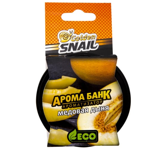 Освежитель Golden Snail АРОМА БАНК ЭКО Медовая Дыня GS6503