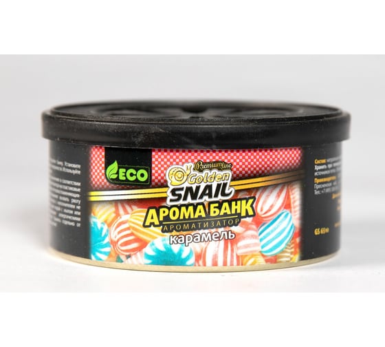 Освежитель Golden Snail АРОМА БАНК ЭКО Карамель GS6510