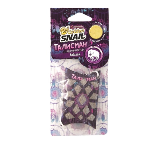 Ароматизатор Golden Snail талисман Бабл Гам GS6915