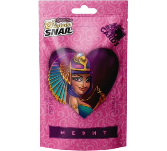 Подвесной ароматизатор Golden Snail Cards Мерит GS6929