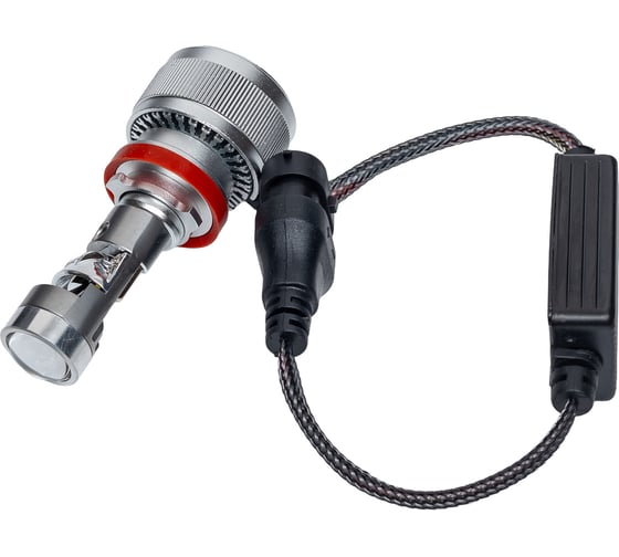 Комплект светодиодных линз Clearlight Н11 MINI PRO 50 радиатор 4300K, 2 шт KBM CL H11 mini pro 4K-2