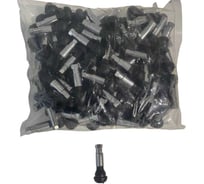 Резиновый вентиль Rotake 100шт. Длина 48 мм, с хром. насадкой и колпачком TR414С