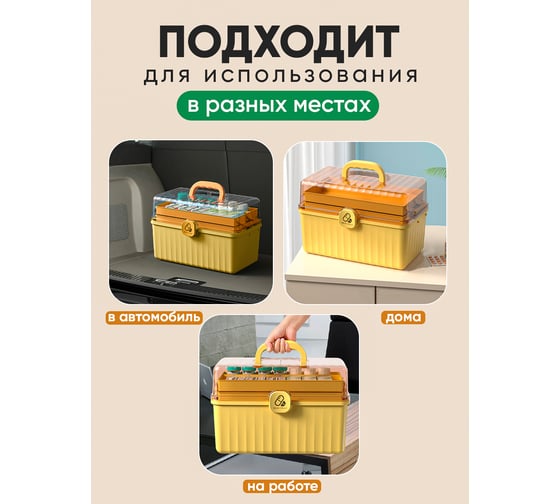 Органайзер для лекарств Oqqi YX-01