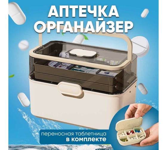 Органайзер для лекарств Oqqi YX-01/2
