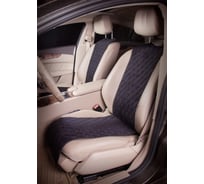 Накидки Airline Алькантара, передние 2 шт., черные ACS-F-01