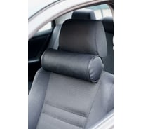 Подушка на подголовник A2DM валик, экокожа, перф. черная 105180