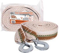 Буксировочный трос AZARD лента 12 т 4,5 м 2 крюка, в пакете TR000018