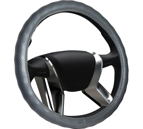 Оплетка руля AZARD Senator Alabama M кожа серая OPLS0723