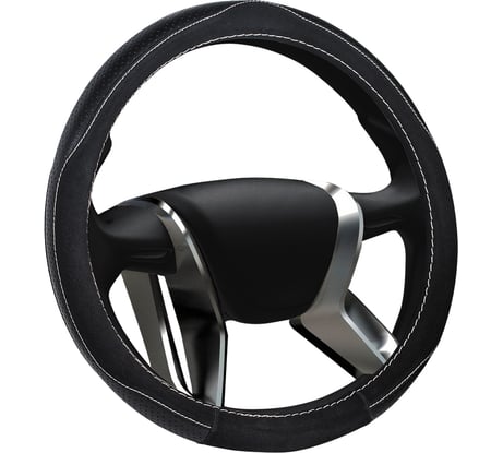 Оплетка руля AZARD Senator Alaska M замша черная OPLS1001