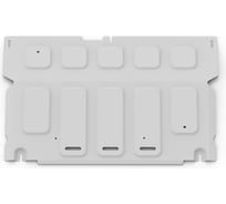 Защита картера Rival крепежа, алюминий, москвич 6, V-1,5, робот/вариатор, передний, 2023 333.9215.1