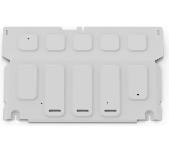 Защита картера Rival крепежа, алюминий, москвич 6, V-1,5, робот/вариатор, передний, 2023 333.9215.1 1