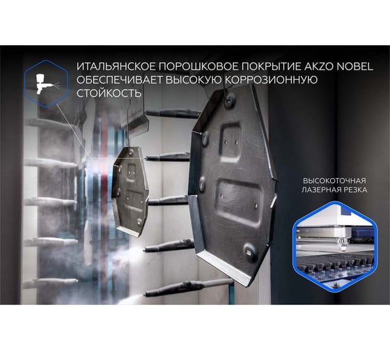 Защита топливного бака Rival для Geely Atlas FWD РКПП II 2023-н.в. 111.1939.1