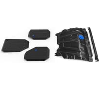 Защита картера Rival КПП, топливного бака и редуктора для Haval Jolion 2021-н.в K111.9431.1