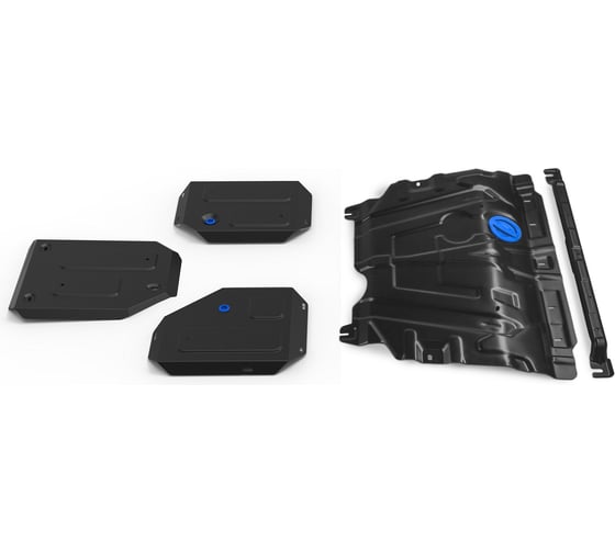 Защита картера Rival КПП, топливного бака и редуктора для Haval Jolion 2021-н.в K111.9431.1 1