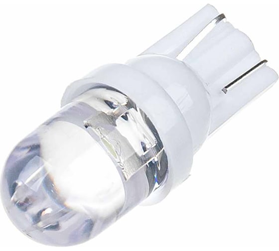 Автолампа SKYWAY диод T10 (W5W) 12V 1 LED Белая, 10 шт. S08201551
