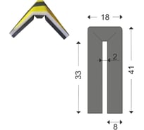 Профиль из вспененного полиэтилена ТЕХНОЛОГИЯ ПР-ВП-W1 (тип W) 00-00001085