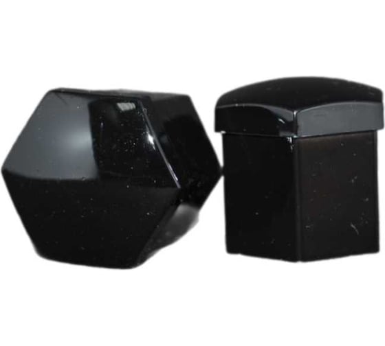 Комплект декоративных колпачков STARLEKS ключ 17, чёрный HEX17(Black)