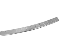 Накладка бампера Dollex SSANGYONG Action II CK 2011-2013-2021, дизайн Excellent, серебро-хром NBI-031EXS