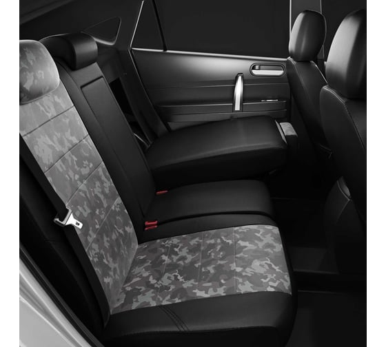 Авточехлы AVTOLIDER1 для Toyota Highlander 2 с 2007-2013г. джип Второй ряд 3 секции TA27-1102-BREZ02