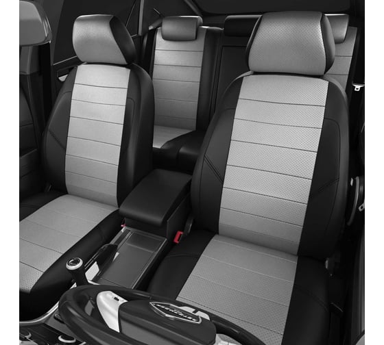 Авточехлы AVTOLIDER1 для Volkswagen Sharan 1 с 1995-2010г. компактвэн 7 мест. Второй ряд три кресла-трансформеры, третий ряд два кресла VW28-0803-EC07
