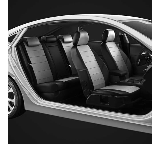 Авточехлы AVTOLIDER1 для Volkswagen Sharan 1 с 1995-2010г. компактвэн 7 мест. Второй ряд три кресла-трансформеры, третий ряд два кресла VW28-0803-EC07