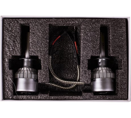 Автолампа-LED SKYWAY H1 26W 6000K 2500Lm 12/24V 1-конт АТОМ (C6) рад+вент компл.2 шт S08701001