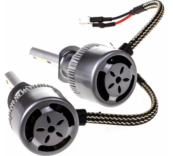 Автолампа-LED SKYWAY H1 26W 6000K 2500Lm 12/24V 1-конт АТОМ (C6) рад+вент компл.2 шт S08701001