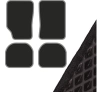 Универсальный коврик салона SKYWAY левый руль 4 пр. EVA Черный S01702095